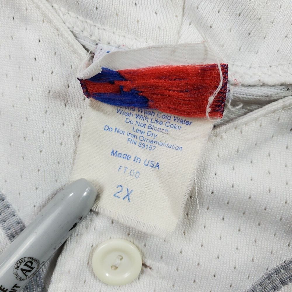 Majestic‎ New York Yankees Jersey Mens Size 2X Made in USA Baseball MLB White - Picture 4 of 10